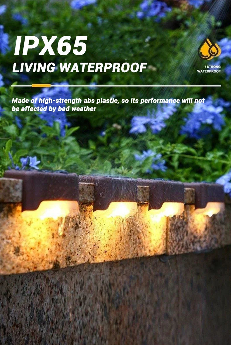 DecorBites™ Solar LED Outdoor Stair Lights Set