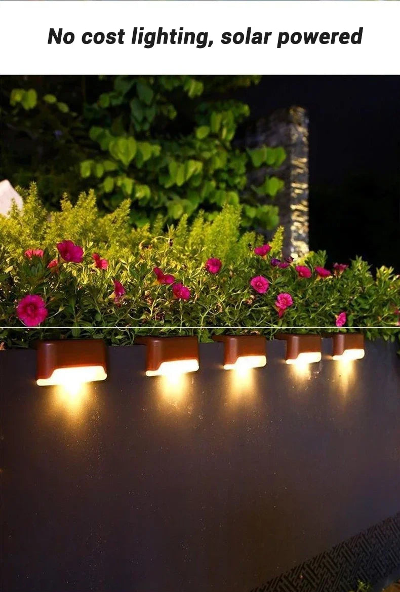 DecorBites™ Solar LED Outdoor Stair Lights Set